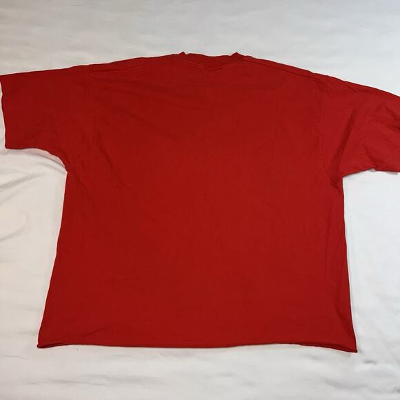 Disney Goofy T-shirt Adult Size OSFA Red Embroidered Cut Hem Single Stitch VTG - Picture 11 of 15